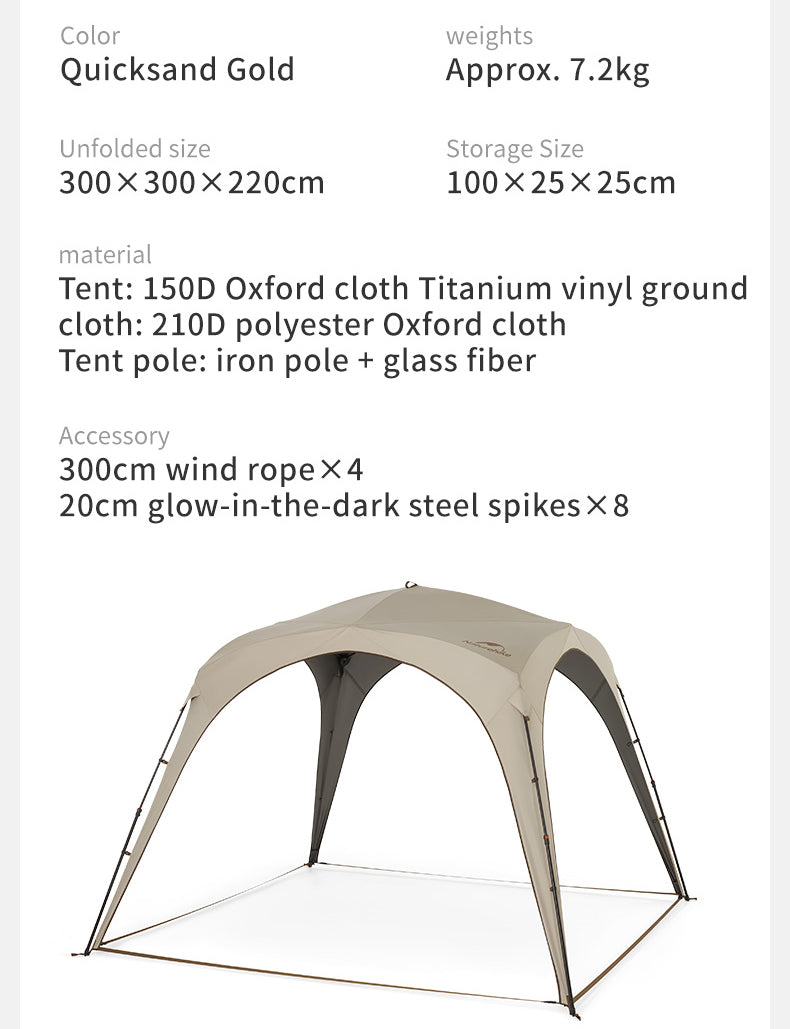 Naturehike Quick Open Canopy (Zipper Model)