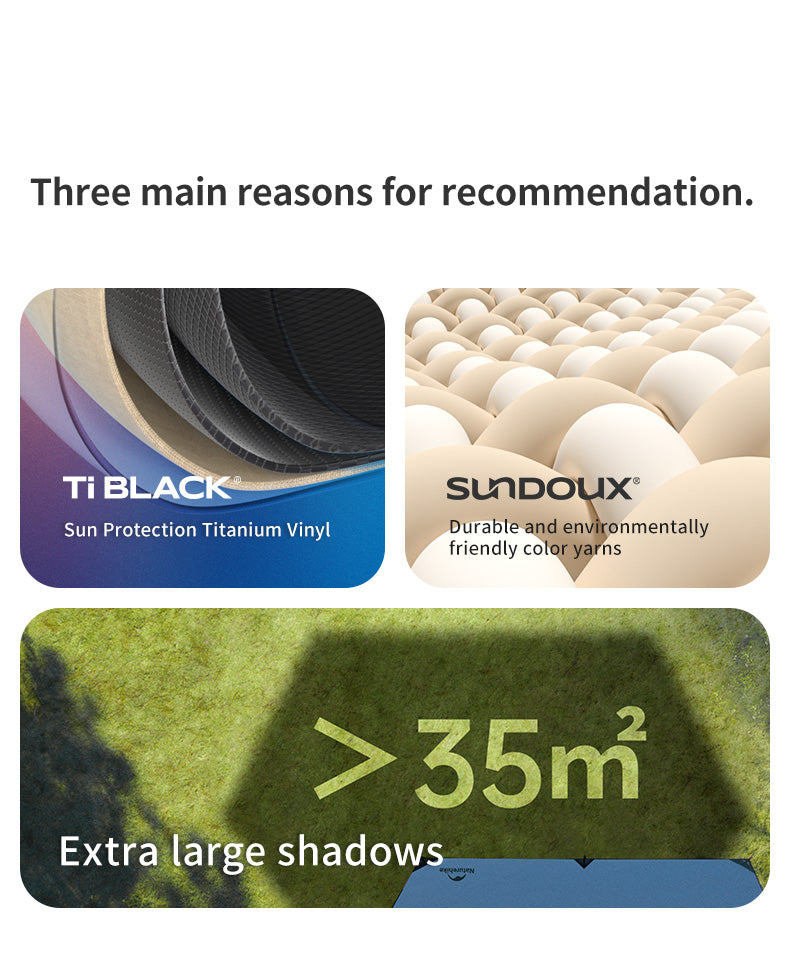Cloud Skies Tarp (Aluminum Pole) – 150D Oxford Titanium Black Adhesive | Multiple Sizes