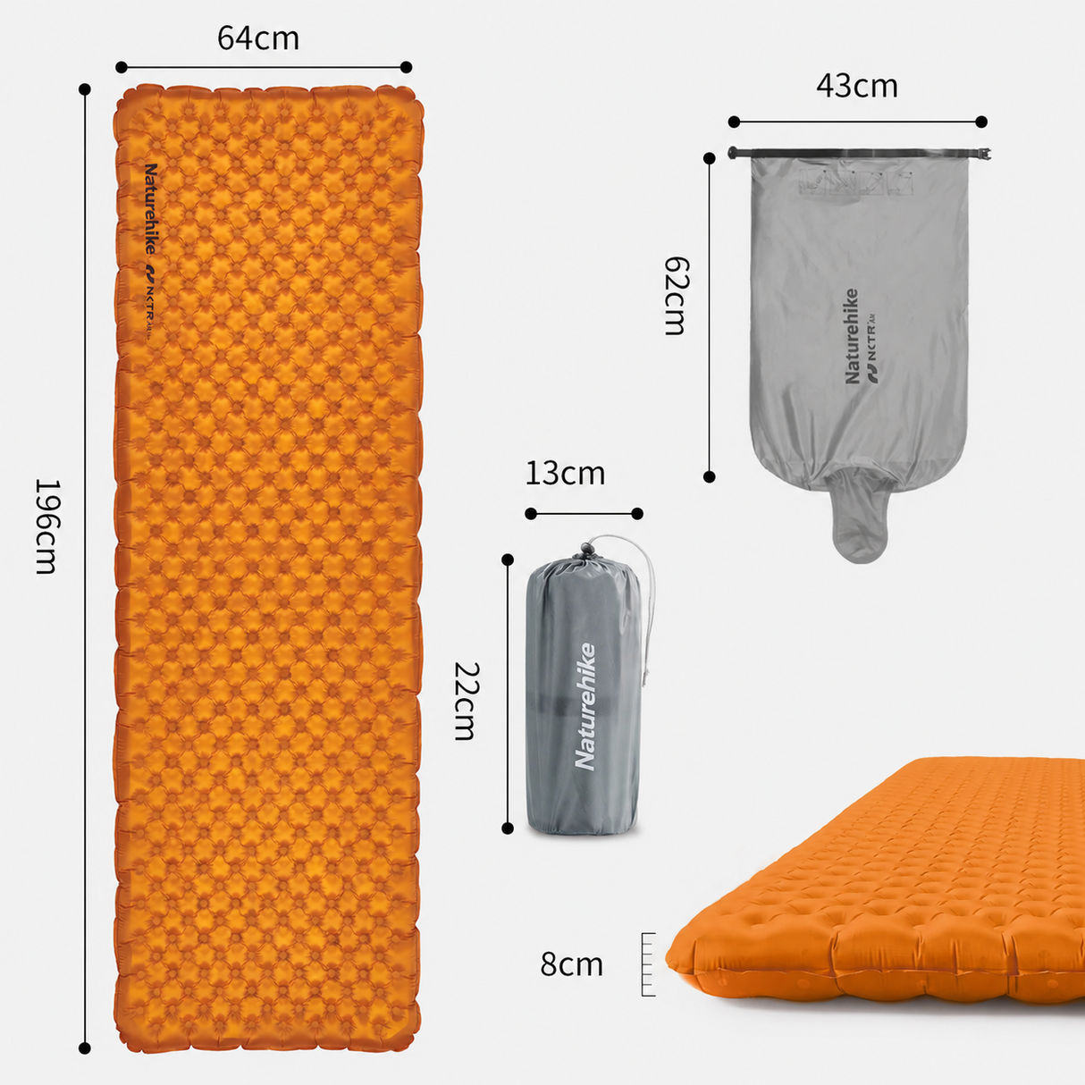 TuYe R5.8 Ultralight Inflatable Pad