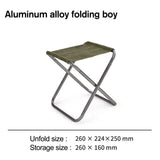 Aluminum Alloy Foldable Chiar(Easy Wild) - Naturexplore - Naturehike - NH17Z012-L - Green