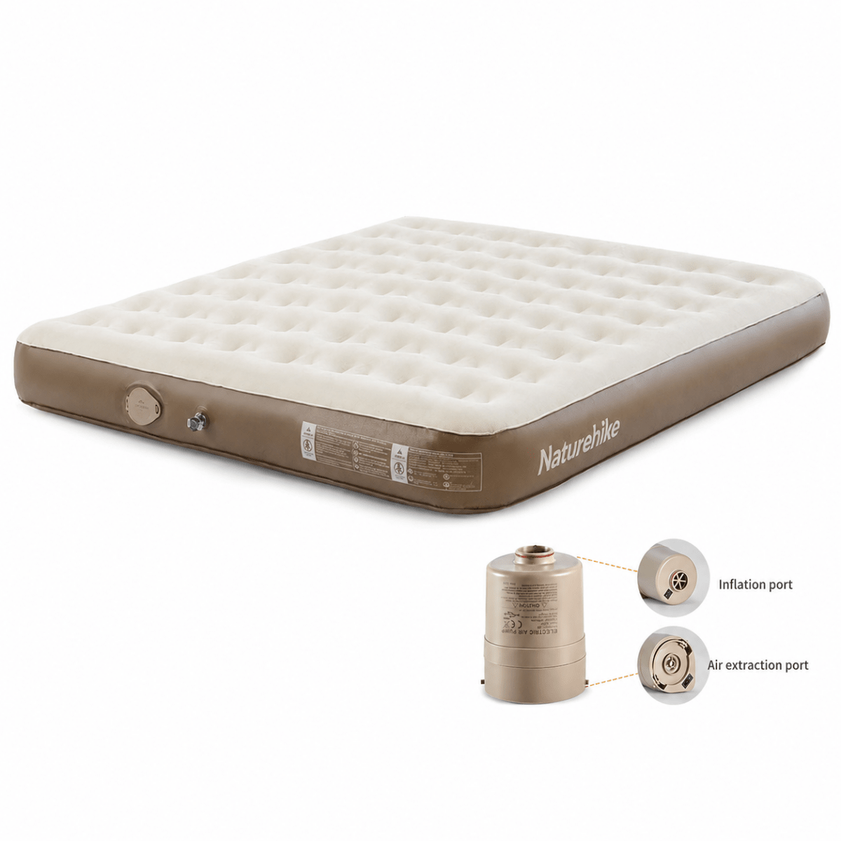 ChenJing C25 Built - in Pump Inflatable Bed - Naturexplore - Naturehike - CNH23DZ10001-K - King – Gen 1