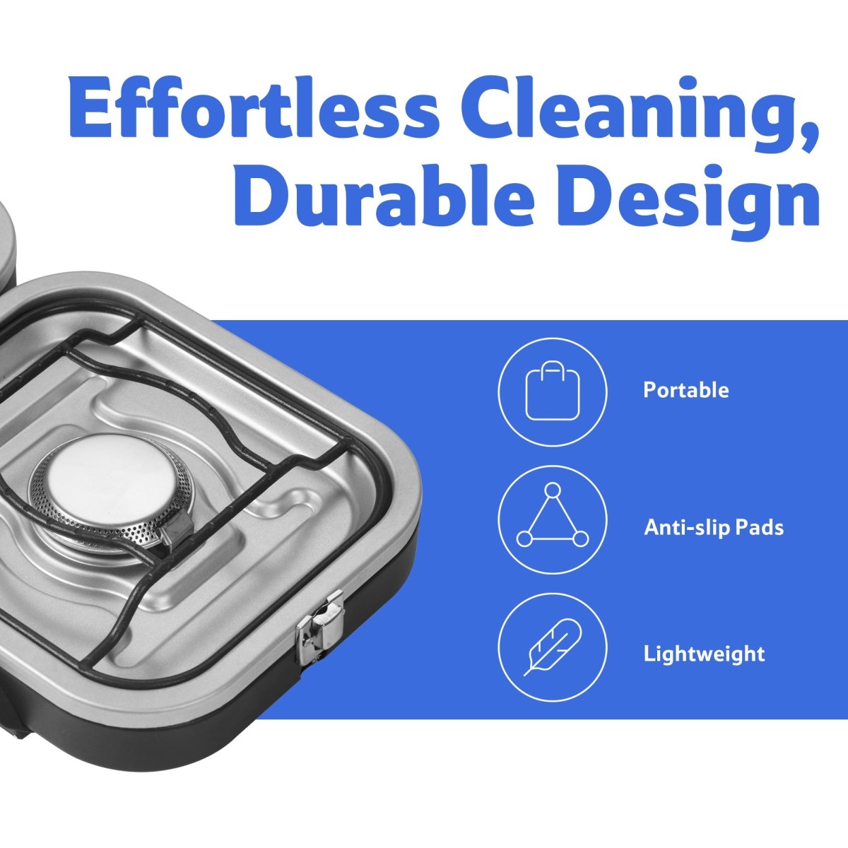 Double Burner Folding Gas Stove - Pre Order ETA 20/1/2026 - Naturexplore - Naturehike - NH22RJ003 -