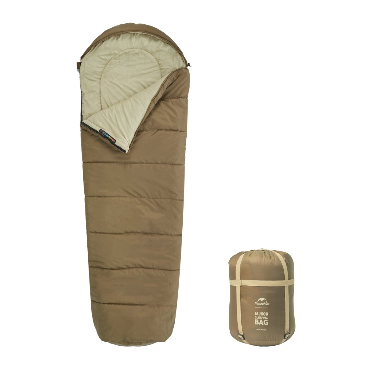 MJ Series Mummy Sleeping Bags - Naturexplore - Naturehike - CNK2300SD014-600 - MJ600 - Brown