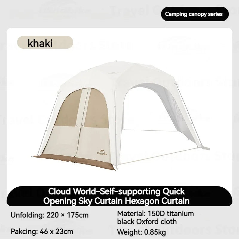 Naturehike Hexagonal Awning Tent Quick Opening Canopy - Naturexplore - Naturehike - - Side Wall