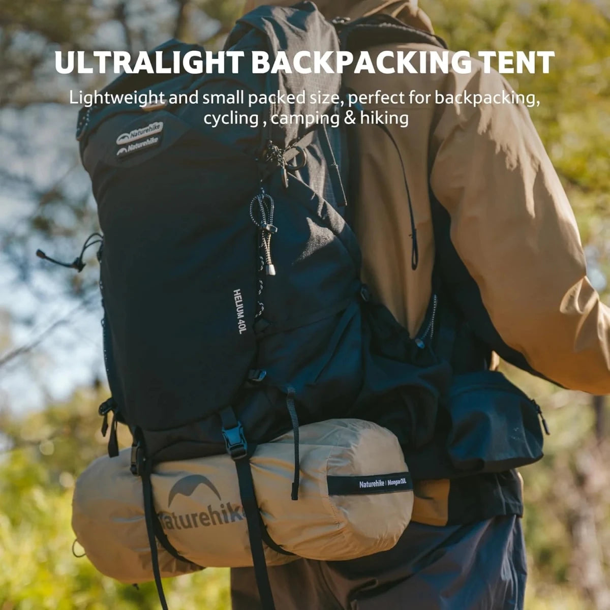 Naturehike Mongar UL 2 - Person Ultralight Backpacking Tent - Naturexplore - Naturehike - CNK2550WS016-S - Sand