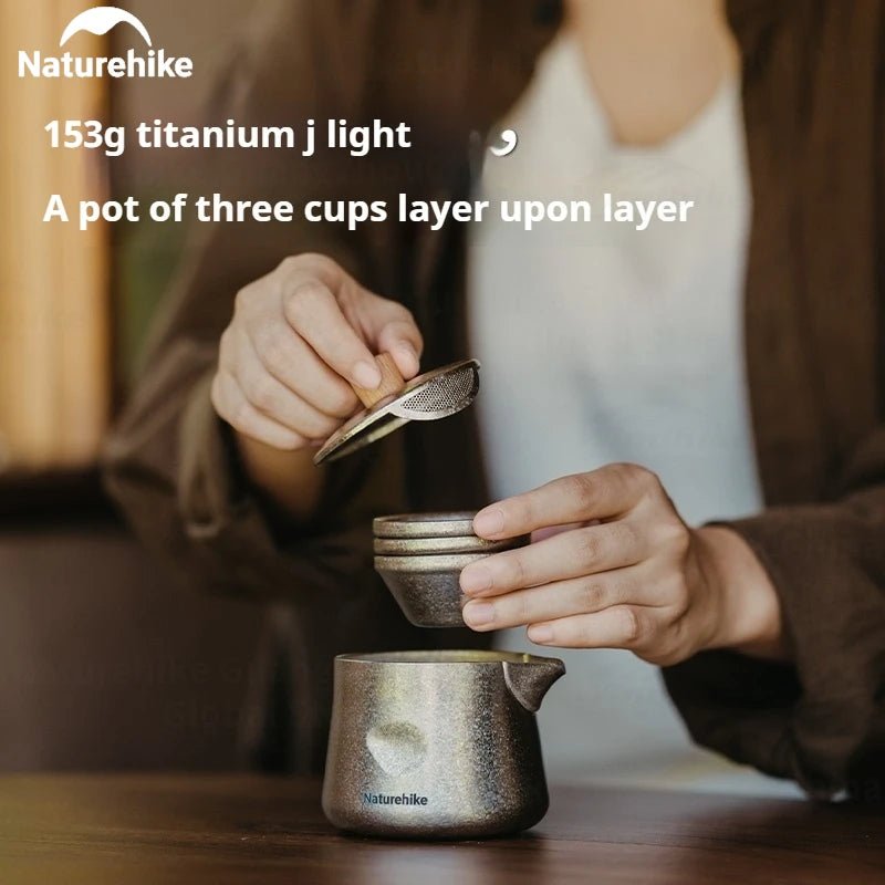 Naturehike Pure Titanium Tea Set - Naturexplore - Naturehike - CNK2450CF025 -