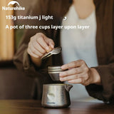 Naturehike Pure Titanium Tea Set - Naturexplore - Naturehike - CNK2450CF025 -