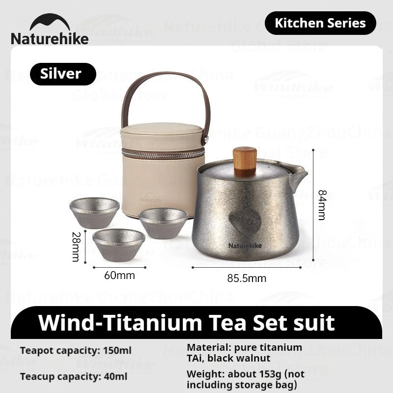 Naturehike Pure Titanium Tea Set - Naturexplore - Naturehike - CNK2450CF025 -