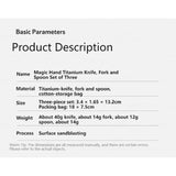 Naturehike Titanium Multifunction Portable Cutlery Set - Naturexplore - Naturehike - CNH22CJ017 -