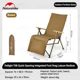 Nightfall T08 Recliner Chair - Naturexplore - Naturehike - CNK2450JJ016 - BR - Brown