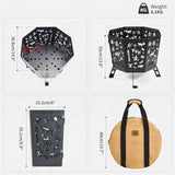 Portable Fire Pit - Naturexplore - Naturehike -