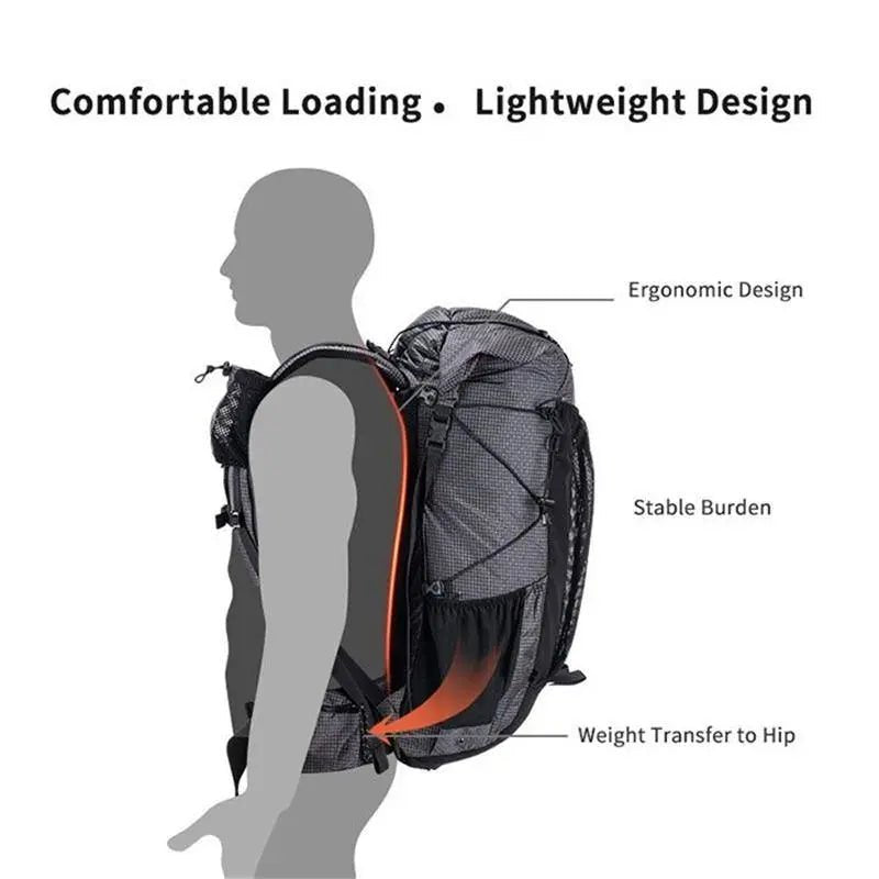 Rock hiking backpack - Naturexplore - Naturexplore - NH19BP095 - 60L+5L