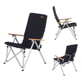 Aluminum alloy folding lying chair - Naturexplore - Naturehike - NH17T003-Y - Black