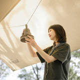 Camping fan with magnetic lamp - Naturexplore - Naturehike - NH22ZM001 - Khaki