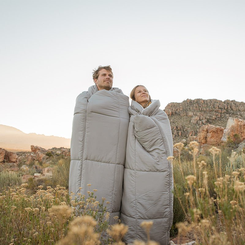 Double cotton sleeping bag with pillow - Naturexplore - Naturehike - NH21MSD05 - Shadow Blue