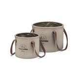 Foldable round bucket - Naturexplore - Naturehike - NH20SJ040 - Brown/10L