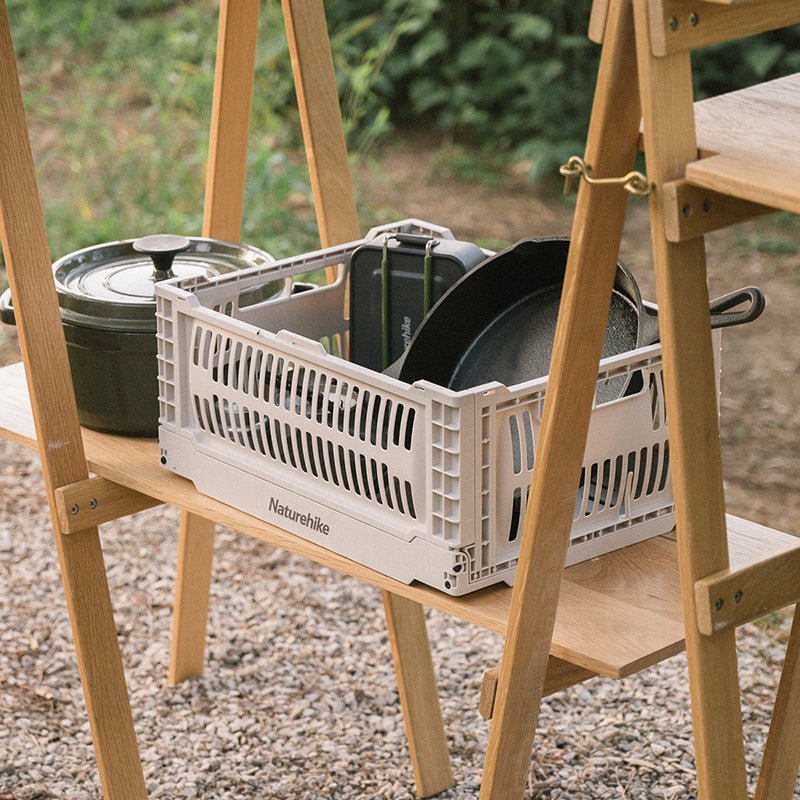 Folding storage basket - Naturexplore - Naturehike - NH21SNX06 - Grey 17L