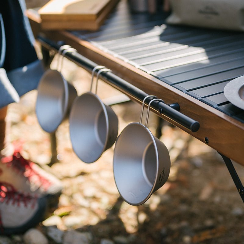 IGT outdoor folding combination table - Naturexplore - Naturehike - NH21JU011 - Aluminum Alloy (Beech Side)