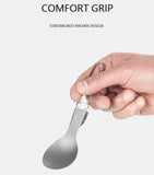 Titanium alloy outdoor travel folding tableware - Naturexplore - Naturehike - NH19C001-J - Fork