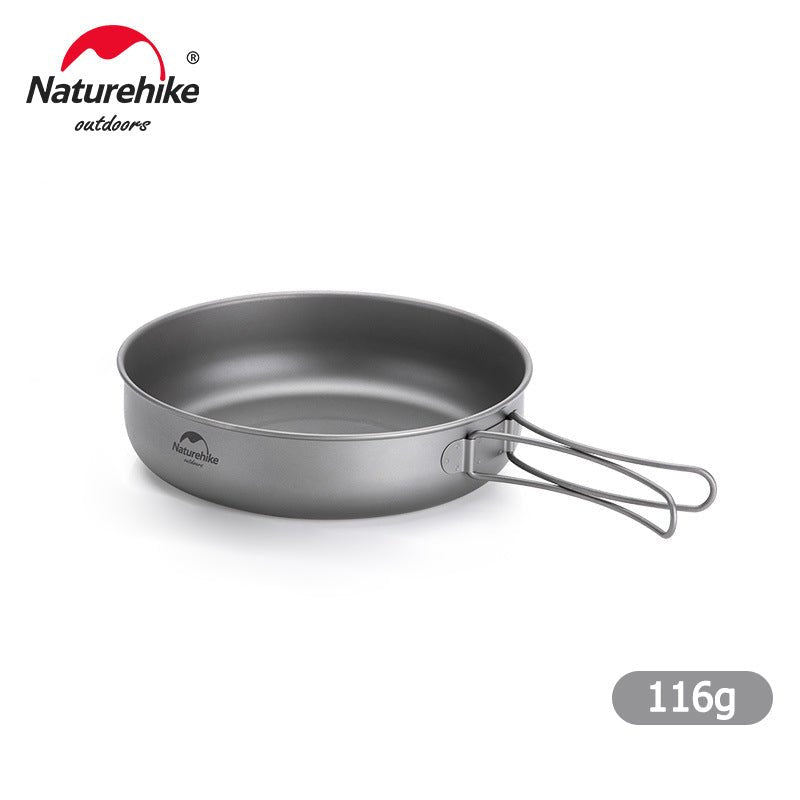 TJP01 Outdoor Ti Frying Pan-9H Ti Color (174MM) - Naturexplore - Naturehike - NH18T010-A -
