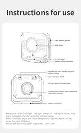 Outdoor Floodlight Working Light