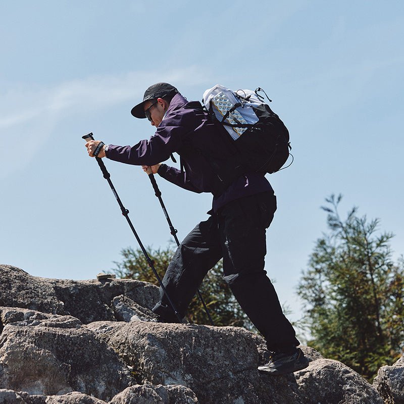 3 - Node Carbon Fiber Telescopic Trekking Poles - Naturexplore - Naturehike - NH20DS003 - 