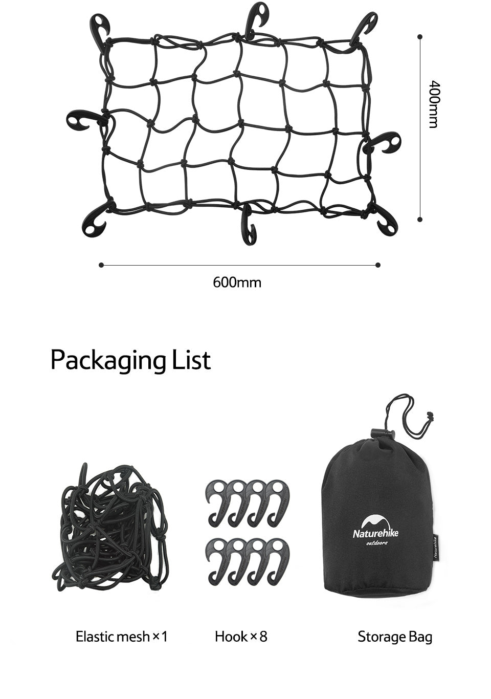 Cart Storage Net Elastic Cover