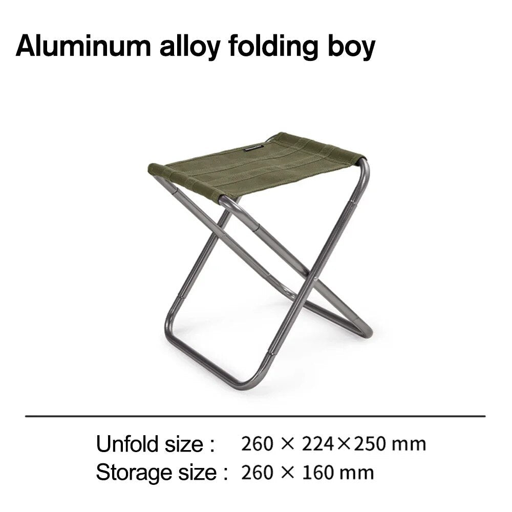 Aluminum Alloy Foldable Chiar(Easy Wild) - Naturexplore - Naturehike - NH17Z012-L - Green