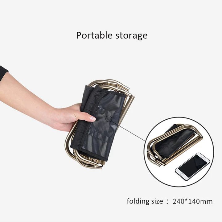 Aluminum Alloy Foldable Chiar(Easy Wild) - Naturexplore - Naturehike - NH17Z012-L - Black