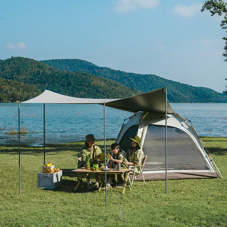Ango Family Tent - Naturexplore - Naturehike - CNK2550WS010 - 3 People/Brown/ No Canopy