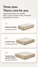 C36 inflatable mattress built - in pump - Naturexplore - Naturehike - CNH22DZ015 - Triple