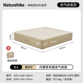 C36 inflatable mattress built - in pump - Naturexplore - Naturehike - CNH22DZ015 - Triple