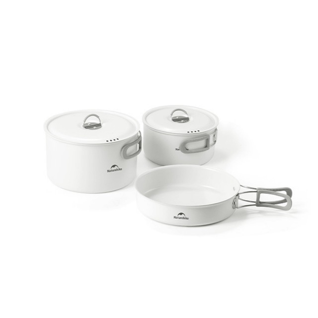 Ceramic Non - Stick Cookware Set (3–6 Person) - Naturexplore - Naturehike - CNK2450CF013 - 