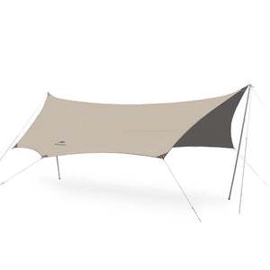 Cloud Skies Tarp (Aluminum Pole) – 150D Oxford Titanium Black Adhesive | Multiple Sizes