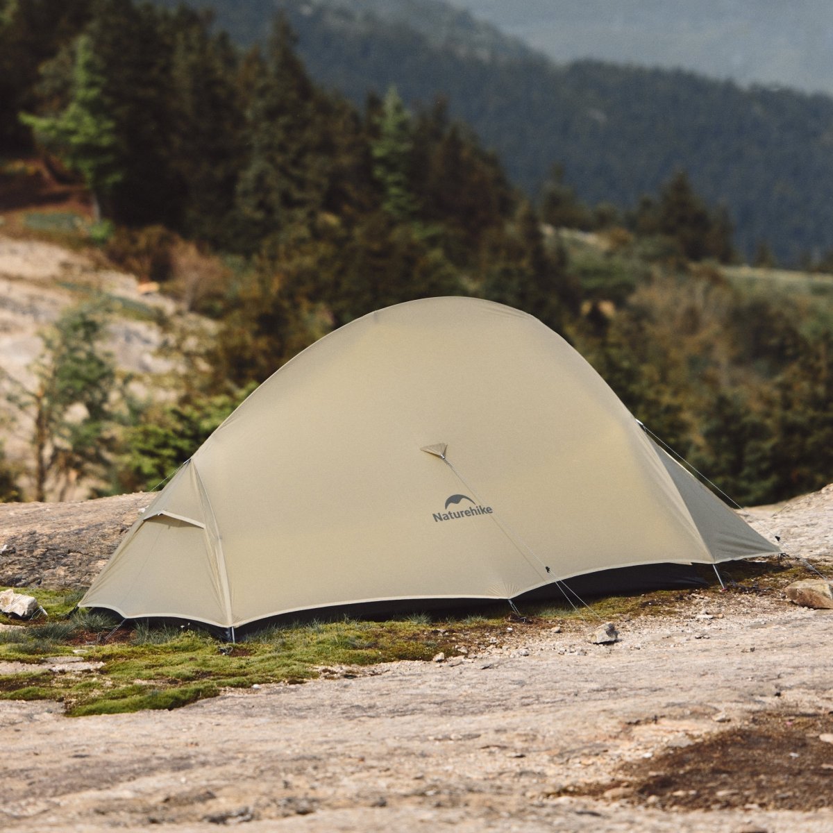 Cloud Up Pro 2 Person Ultralight Backpacking Tent - Naturexplore - Naturehike - CNK2350WS020-L - Light Gray 20D