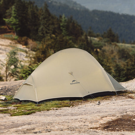 Cloud Up Pro 2 Person Ultralight Backpacking Tent - Naturexplore - Naturehike - CNK2350WS020-L - Light Gray 20D