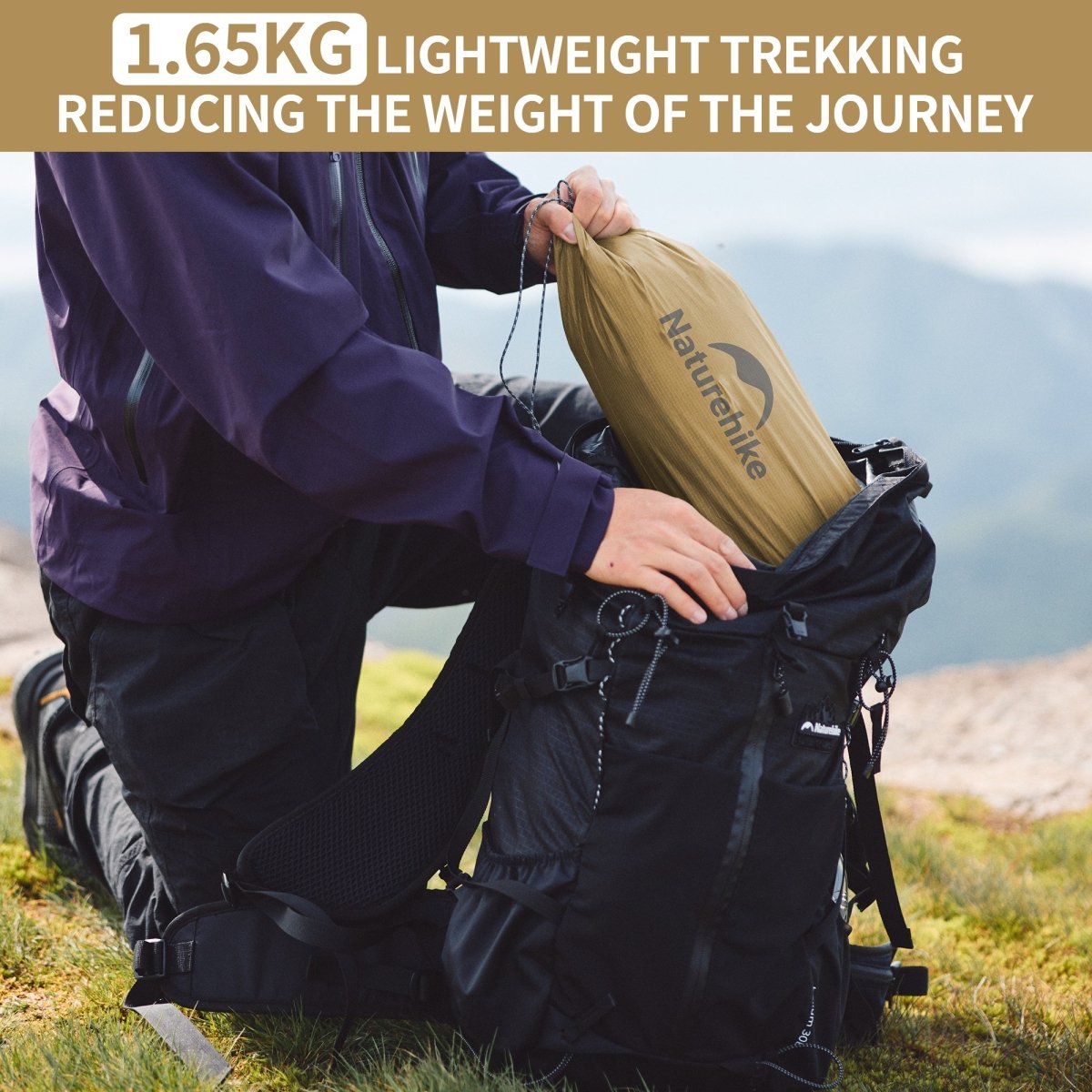 Cloud Up Pro 2 Persons Tent 20D - Naturexplore - Naturehike - CNK2350WS020 - A - Amber 20D