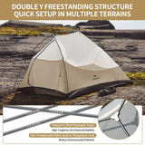 Cloud Up Pro 2 Persons Tent 20D - Naturexplore - Naturehike - CNK2350WS020 - A - Amber 20D
