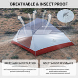 Cloud Up Pro 3 Person Ultralight Backpacking Tent - Naturexplore - Naturehike - CNK2350WS020 - Light grey 20D + Mat