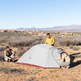 Cloud Up Pro 3 Person Ultralight Backpacking Tent - Naturexplore - Naturehike - CNK2350WS020 - Light grey 20D + Mat
