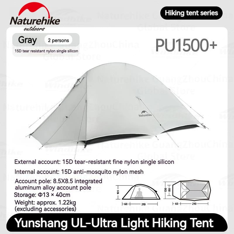 Cloud Up UL Ultralight 2 Persons Tent - Naturexplore - Naturehike - CNK2450WS017 - 