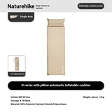 D Series Automatic Inflatable Sleep Cushion - Naturexplore - Naturehike - CNK2550WS025 - S - Khaki/Single/6cm