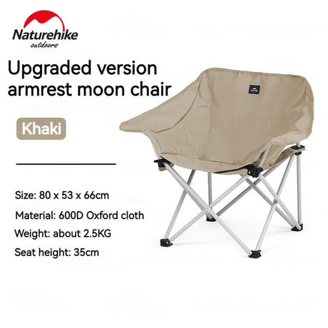 Gathering X-shaped chair armrest version - Naturexplore - Naturehike - CNH23JU13002 - Khaki