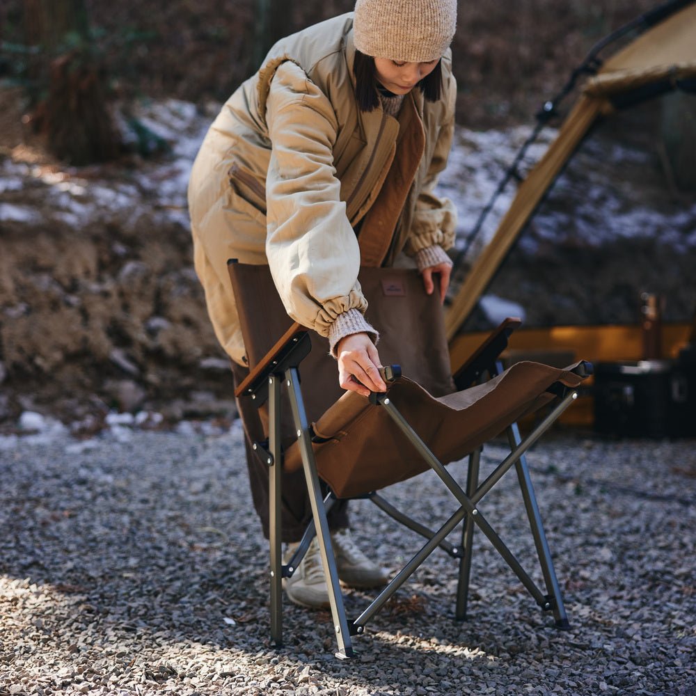 L04 quick-opening folding chair - Naturexplore - Naturehike - CNK2300JJ018 - Black