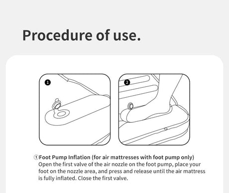 Libamboo splicable air mattress - Naturexplore - Naturehike - CNK2450WS034 - Moonbeam/9.5cm