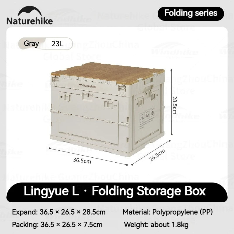 LingYue L Folding Storage Box - Naturexplore - Naturehike - CNK2450XB020 - S - 23L