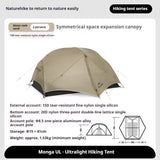 Mongar UL Hiking Tent 2 Person - Naturexplore - Naturehike - CNK2550WS016 - 