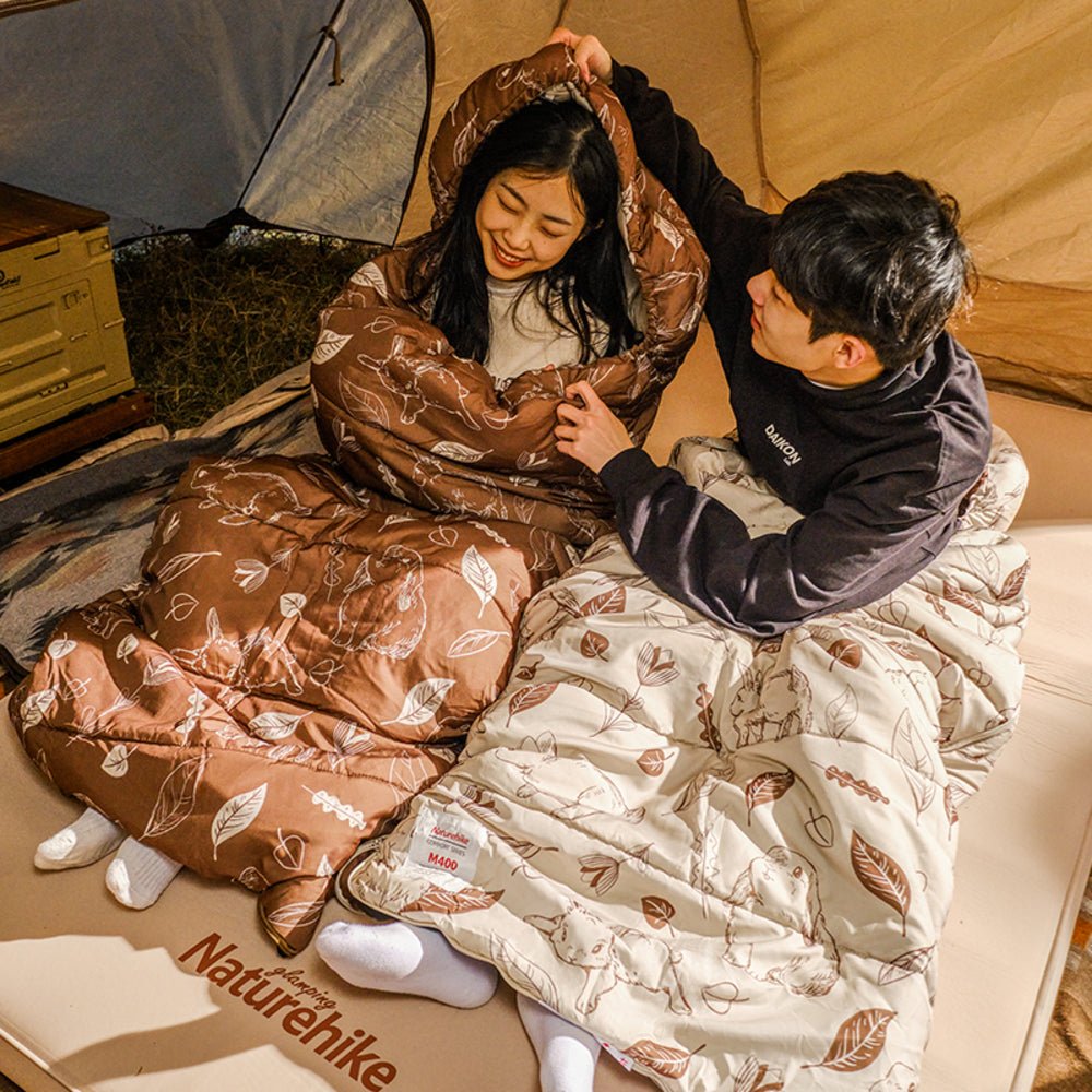 Naturehike Cute Mud Rabbit Cotton Sleeping Bag - Naturexplore - Naturehike - CNH22SD015 - Left zipper MT180