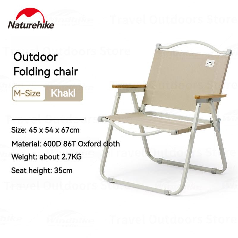 Naturehike Outdoor Folding Chair - Adult - Naturexplore - Naturehike - CNK2300JU012 - Khaki