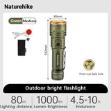 Naturehike outdoor glare flashlight - Naturexplore - Naturexplore - CNK2300011 - Green-M
